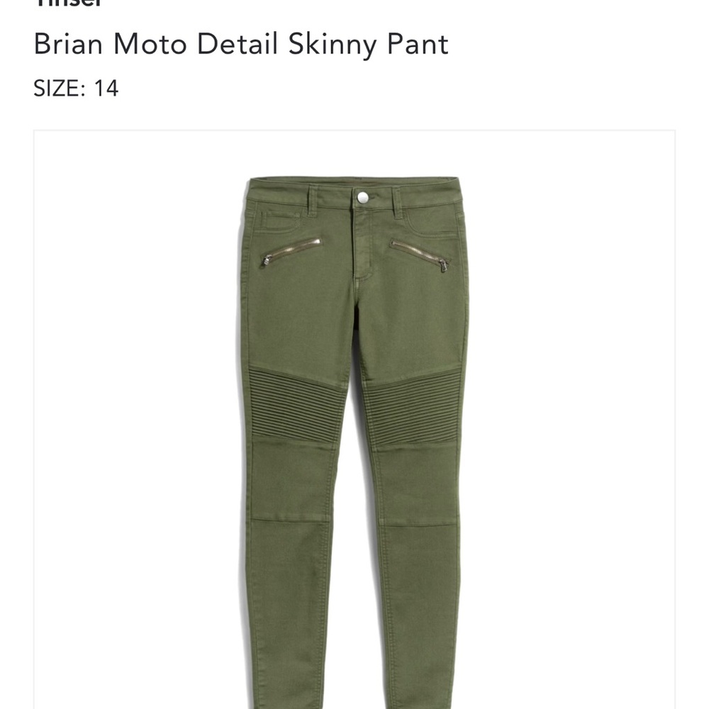 Tinsel Brian moto detail skinny pant